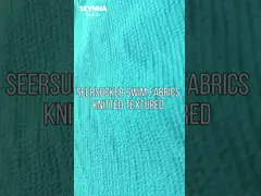 China High Stretch Recycled Ribbed Swimwear Fabric 100cm Width supplier