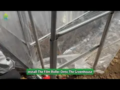 Self Locking Lightweight Hand Crank Film Roller Agriculture Greenhouse Accessories