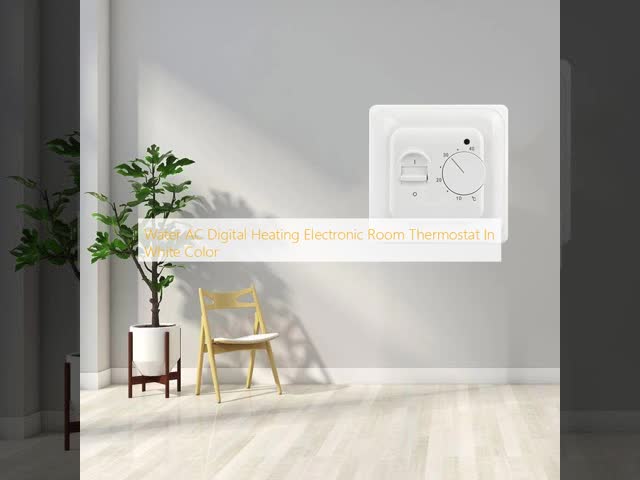 水 AC デジタル暖房 電子室温器 白色