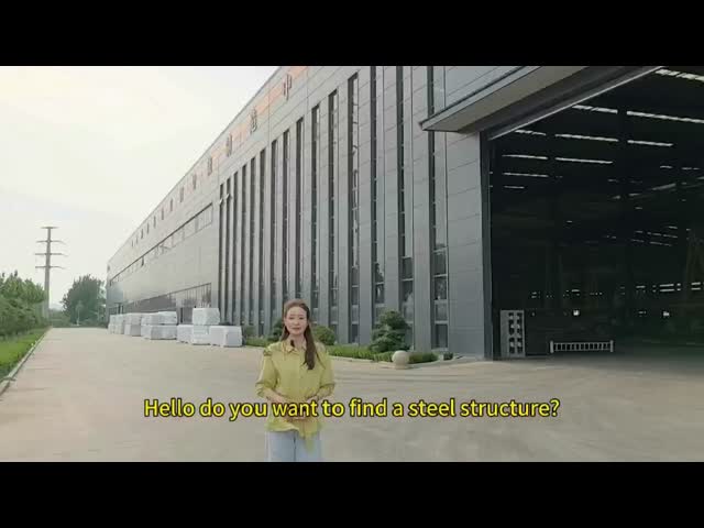 Q355B hot-rolled H-shaped steel steel structure industrial building portal steel frame warehouse