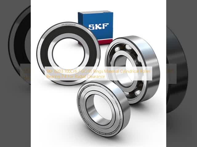 SKF 6203 円筒ころ軸受 17x40x12mm ABEC-1 P4 クリアランス
