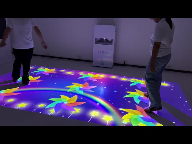モバイルオールインワンインタラクティブフロアプロジェクションシステム 4000ルーメン