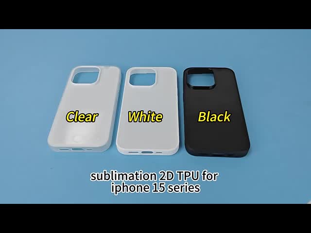 2D TPU PC カスタムプリント サブライメーション ブランク 電話ケース iPhone 12 13 14 15 Pro Max 携帯電話カバー