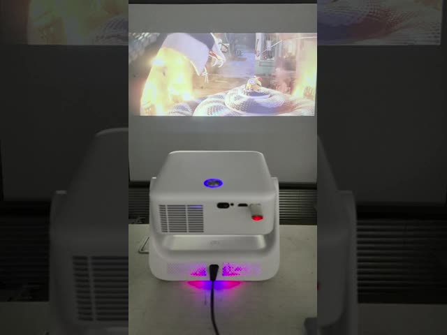 D2 Freestyle FHD HDR Smart Portable Projector White Auto Focus Projector