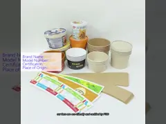 China Waterproof Kraft Paper Cup Blanks Single PE Coating For Flexographic Printing supplier