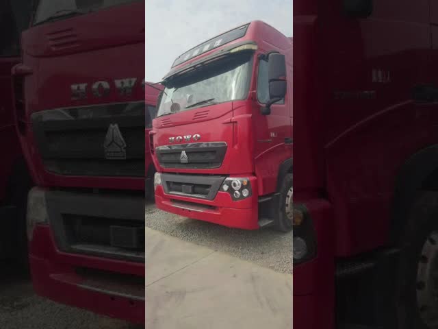 Cabeza del remolque Cabeza del tractor automático Cabeza del caballo SITRAK G7S Weichai Motor 680 hp Capacidad 15 litros El video