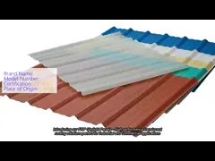 Chemical Resistant Eco Friendly FRP Flat Panel​ FRP Skylight Panels