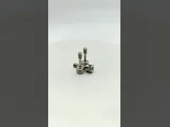 A2 Stainless Steel Knurled Captive Screws Phillips/Slotted Combo Drive