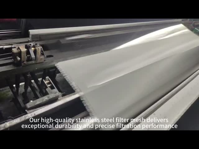 Stainless Steel Metal Mesh Filter Screen 316L Roll Packaging For Filtering Liquids