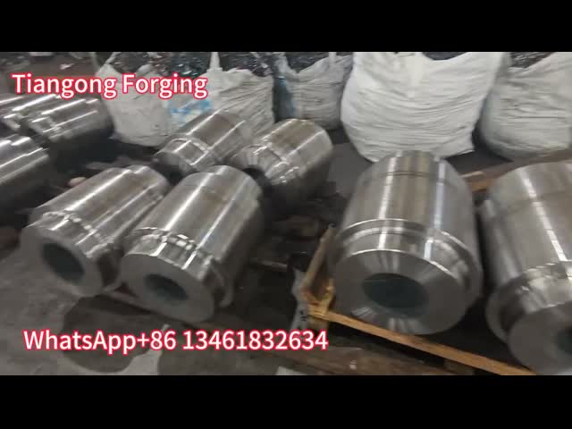 Custom Forged Cylinder Open Die Forging Process Cylinder Sleeve For Industrial Gearbox