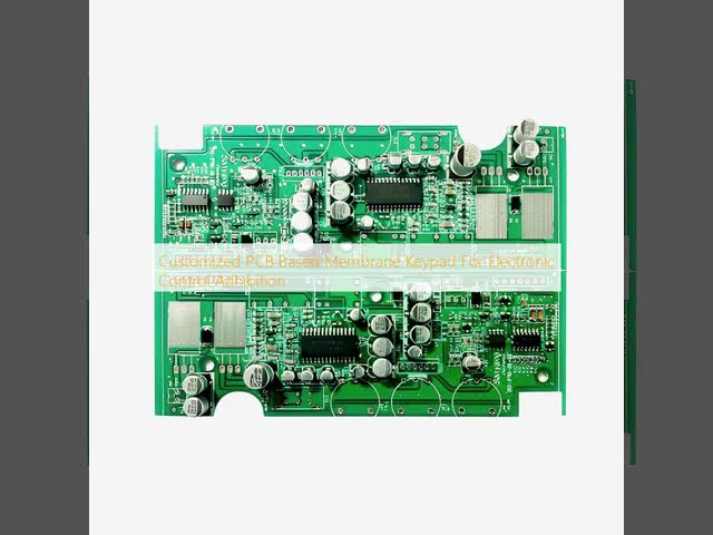 電子制御抑制のためのカスタマイズされた PCB ベースの膜キーパッド