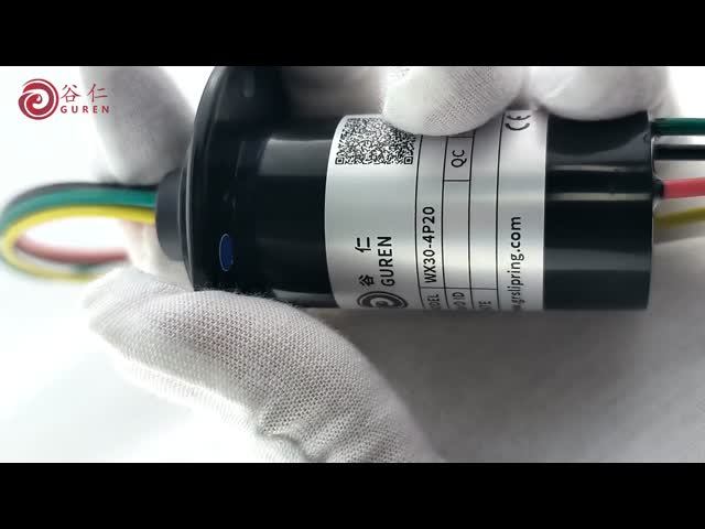 5A Low Power Flanged Conductive Slip Ring 2 Wire Slip Ring Cap Type