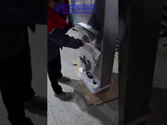 Modular Clean Room FFU Hepa Filter With Anodized Aluminum Body Silver Color