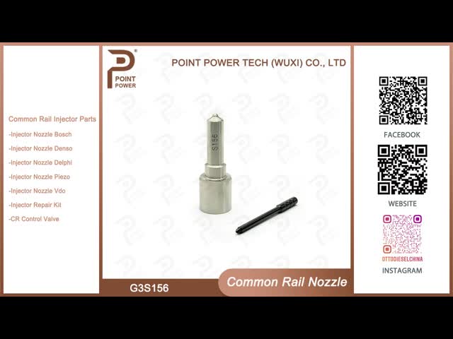 Buse Common Rail G3S156 en acier rapide vidéo