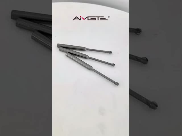 Chip Removal Lollipop Cutter Tool 4 Flutes Precision Lollipop Ball Nose Cutter