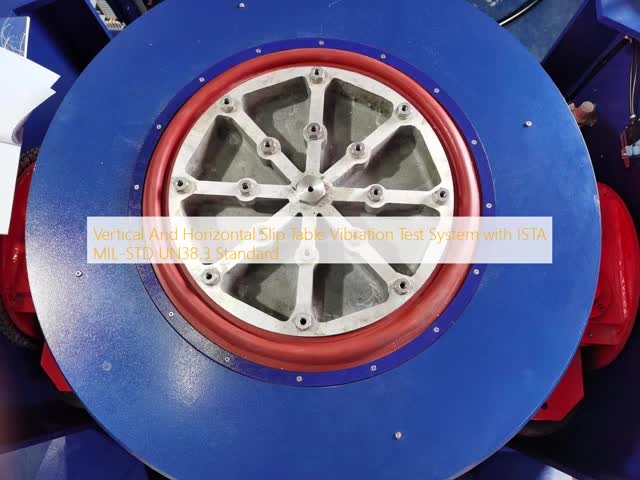 Vertical Horizontal Slip Table Vibration Test System With ISTA MIL-STD UN38.3 Standard