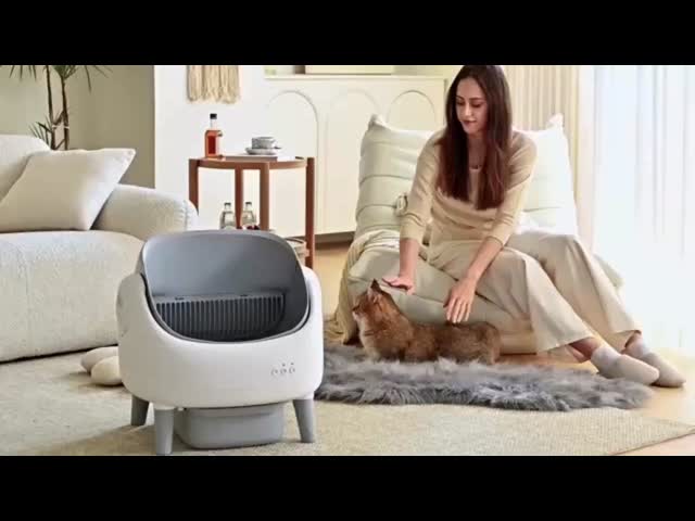 Automatic Self Cleaning Cat Litter Box with Sensor Extra Large Pet Toilet