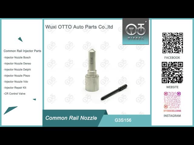 Inyector Common Rail G3S156 con Acero de Alta Velocidad El video