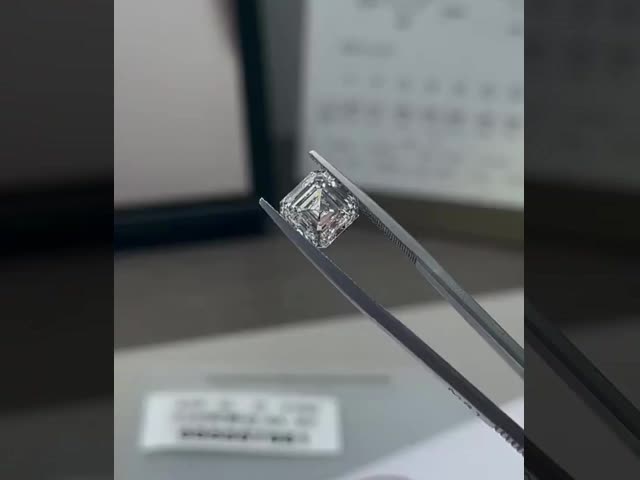 LuxuryShine VVS-VS 0.1-10CT Asscher Shape Lab Grown Diamond  D-F Color white diamond With IGI Certificate 3EX Cut Stones