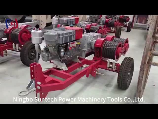 Heavy-Duty 5T Capacity Double Drum Winch For Simultaneous Lifting Pulling Operations​