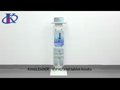 Rugged Metal Secure Lockable Anti-Theft Enclosure And Stand For Ipad Or Tablet