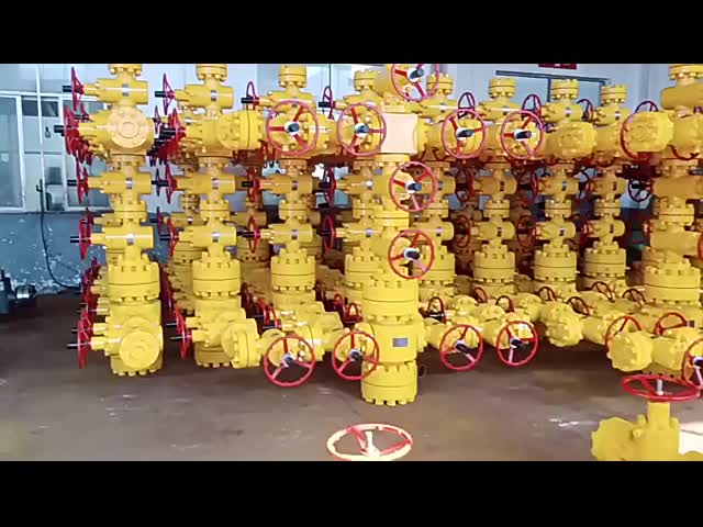 API Oilfield Wellhead Equipment High Pressure Oil Christmas Tree Assembly For Oil Gas Drilling