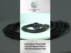 China Round Cat6a UTP Patch Cord 24AWG 4 Pair Black / Gary 4P PVC Ethernet Cable supplier