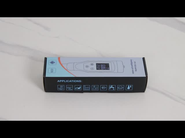 4 em 1 medidor de PH APP do EC Pen Type Bluetooth controle o detector da qualidade de água do TDS