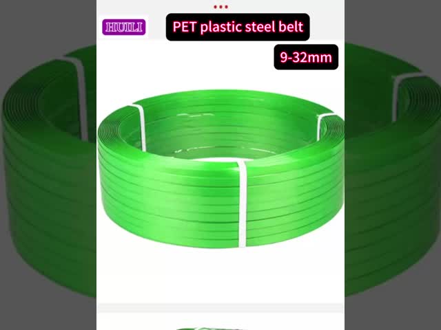 100% PET Bottle Flakes Strapping Bnad Tension 200-3000N PET Steel Strapping Belt