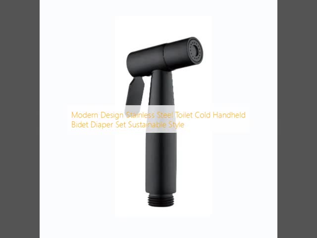 Modern Design Stainless Steel Toilet Cold Handheld Bidet Diaper Set Sustainable Style