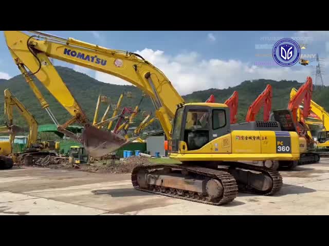 USED PC360-7 掘削機 厳しい条件で突破力強化