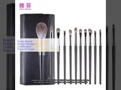 China A22 Oblique Flat Head Foundation Make Up Brush Lightweight Personal Use supplier