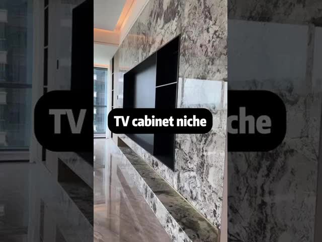 Living Room Recessed TV Wall Niche Waterproof Stainless Steel 304 Metal TV Niche