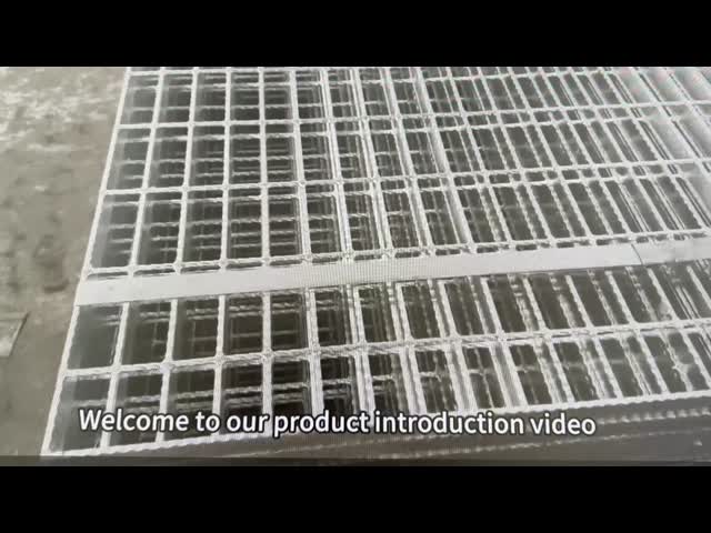 Serrated Swage Locked Steel Grating Q195 Press Welded 3-80mm Bar Thickness