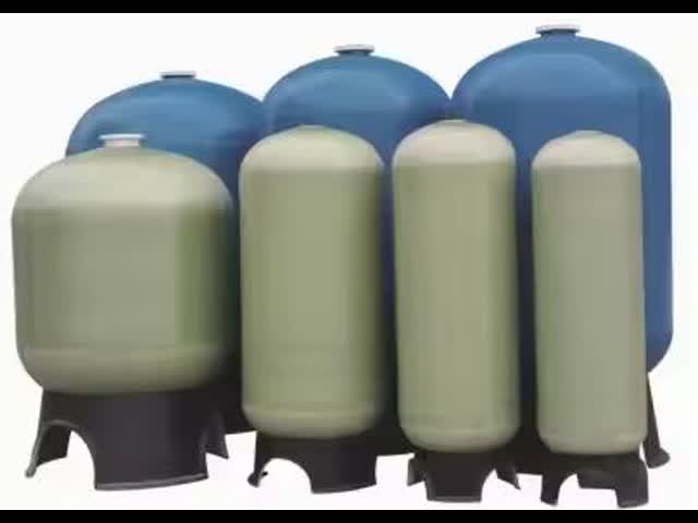 Réservoir de filtre à charbon actif 4074 17-23T/H Système d'osmose inverse industriel pour aliments/boissons Conductivité  vidéo