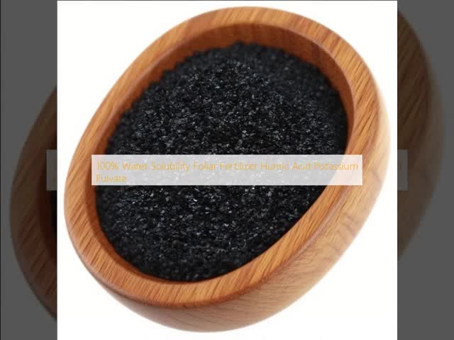 High Purity Granular Potassium Humate Fulvic Acid Fertilizer Organic