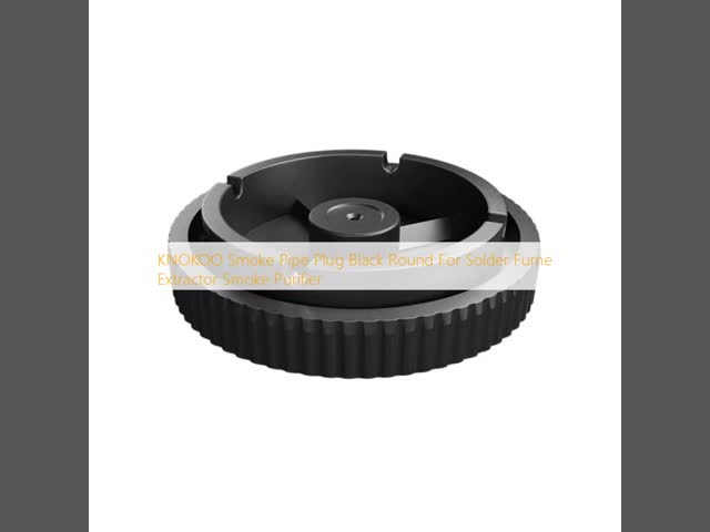 KNOKOO 煙管プラグ 溶接用煙抽出器 煙浄化器 黒丸