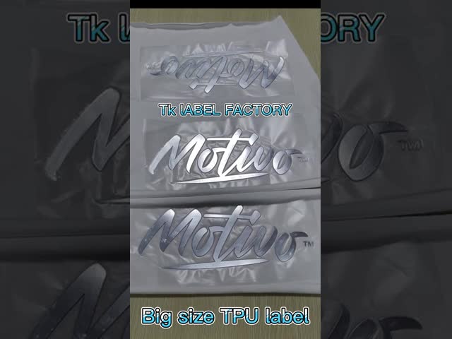 Custom Tpu Heat Transfer Logo 3D Tpu Label Transfer Soft Tpu Logo  For Garment