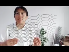 Gothic Style Powder Coated Expanded Metal Mesh For Decoration