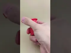 Delicate Design Red Plastic Foam Pump for Shampoo Bottles