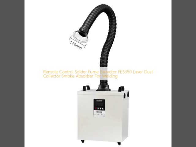 Remote Control Solder Fume Extractor FES350 Laser Dust Collector Smoke Absorber For Welding