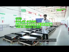 CTS 614V Lifepo4 EV Bateria 100Ah 200Ah para veículos industriais