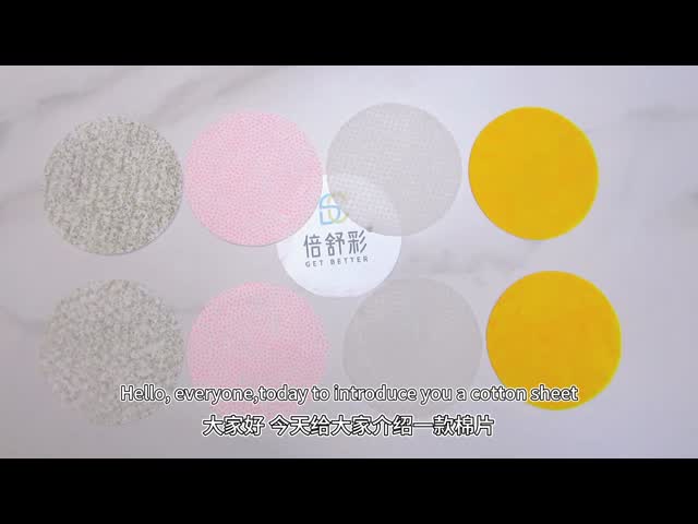 Face Acneand Wet Compress Cotton Salicylic Acid Cleansing Pads Yellow Green Pink