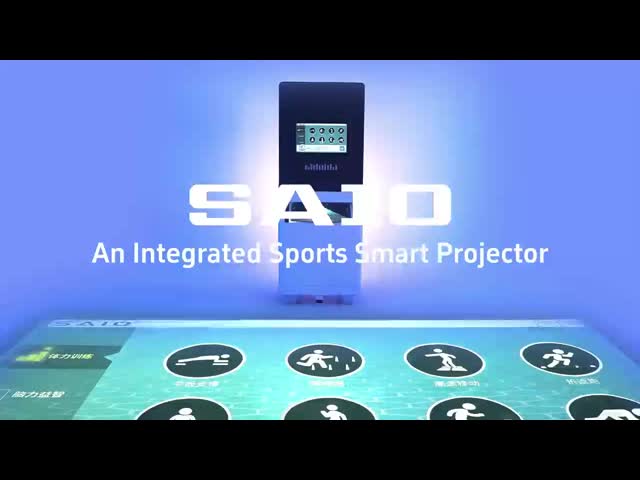 Mobile Interactive Floor Projector Sports Game Machine All In One Projector Games