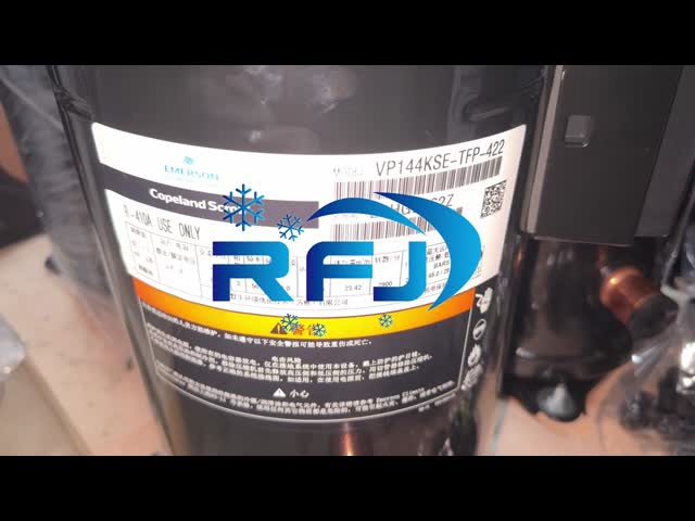 12HP Copeland Scroll Compressor VP144KSE-TFP-422 with R410A Refrigerant 50Hz Voltage and 61KG Weight