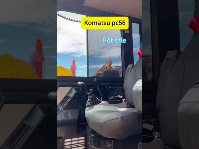 5 tonnes de mini-excavateur à main utilisée Komatsu Pc 56-7 Pc56-7 Pc 56 vidéo