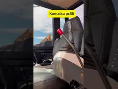 5 tonnes de mini-excavateur à main utilisée Komatsu Pc 56-7 Pc56-7 Pc 56 video