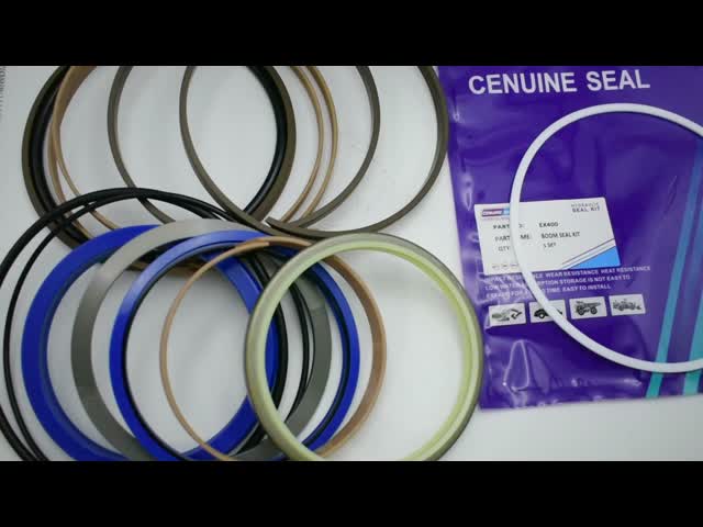   Hydraulic Rod Seal Polyurethane PU Oil Resistant OEM Sky Blue Seal Kit