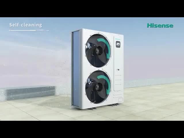 Wall Mounted Ventilation System for Cooling Heating and Hot Water