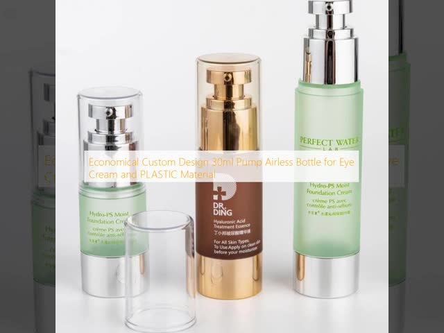 Screen Printing 30ml Airless Pump Bottle For Eye Cream (MC-202)